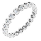 Bezel-Set Eternity Band