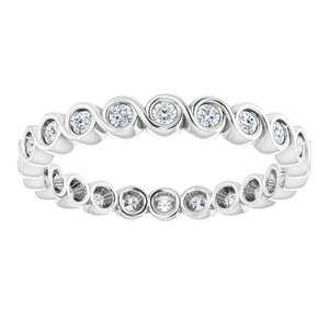 Bezel-Set Eternity Band