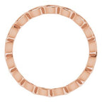 Bezel-Set Eternity Band