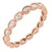 Bezel-Set Eternity Band