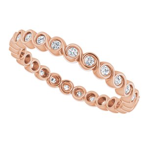 Bezel-Set Eternity Band