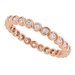 Bezel-Set Eternity Band