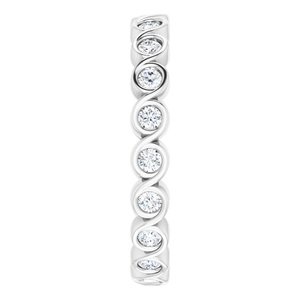 Bezel-Set Eternity Band