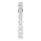 Bezel-Set Eternity Band