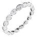 Bezel-Set Eternity Band
