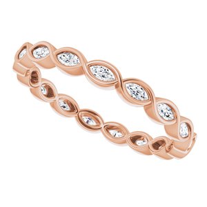 Bezel-Set Eternity Band
