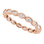 Bezel-Set Eternity Band