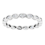 Bezel-Set Eternity Band