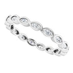 Bezel-Set Eternity Band