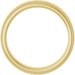 Milgrain Edge Floral Flat Band