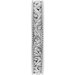 Milgrain Edge Floral Flat Band