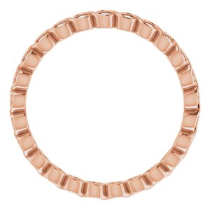 Bezel-Set Eternity Band
