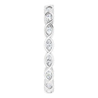 Bezel-Set Eternity Band