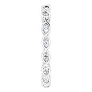 Bezel-Set Eternity Band