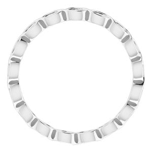 Bezel-Set Eternity Band
