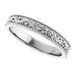 Milgrain Edge Floral Flat Band