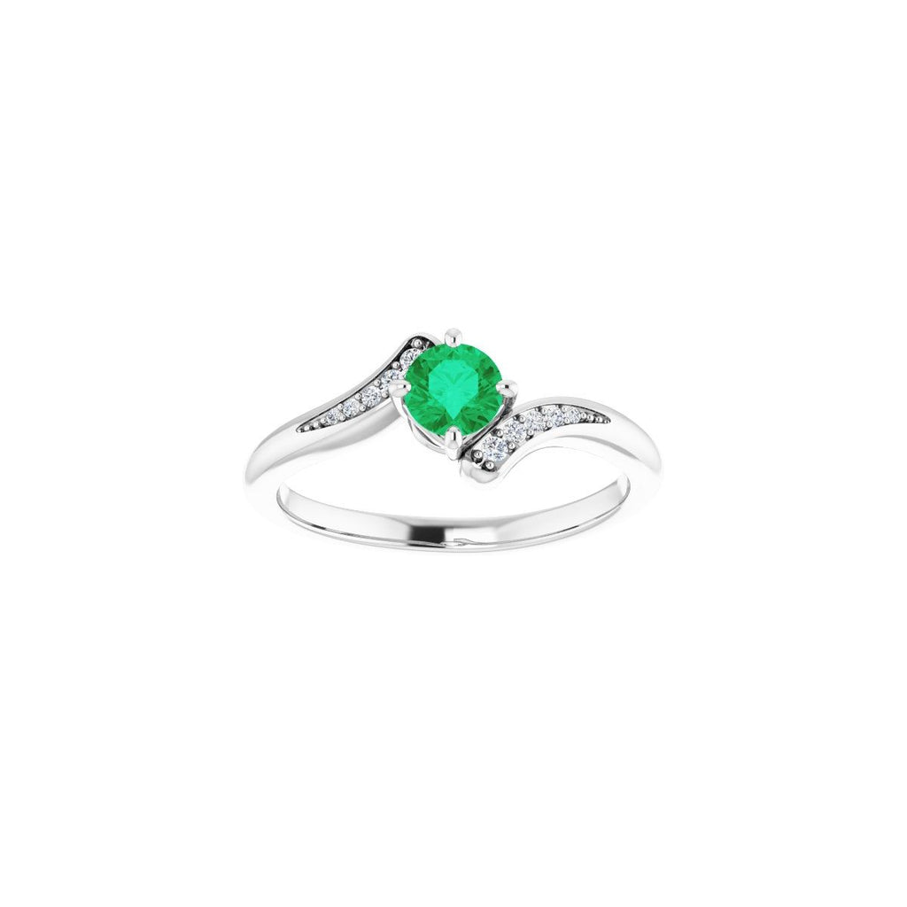 Accented Bypass Ring
