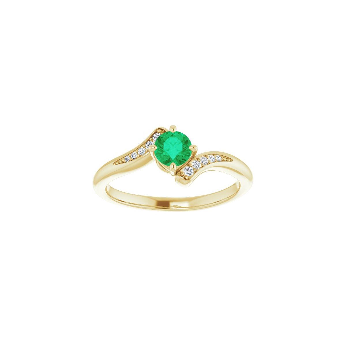 Accented Bypass Ring