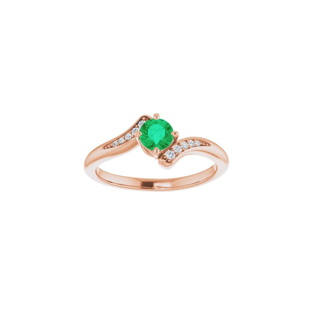 Accented Bypass Ring