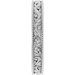 Milgrain Edge Floral Flat Band