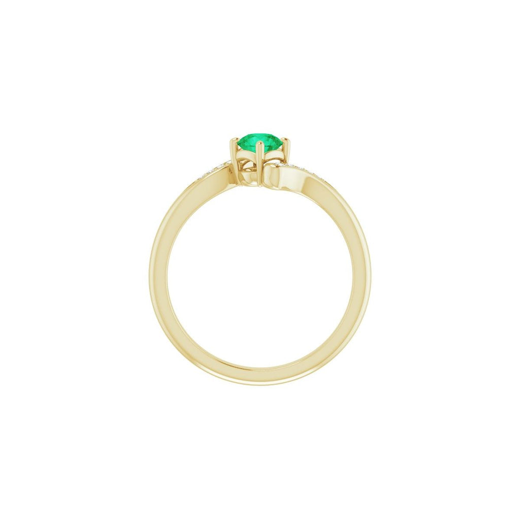 Accented Bypass Ring