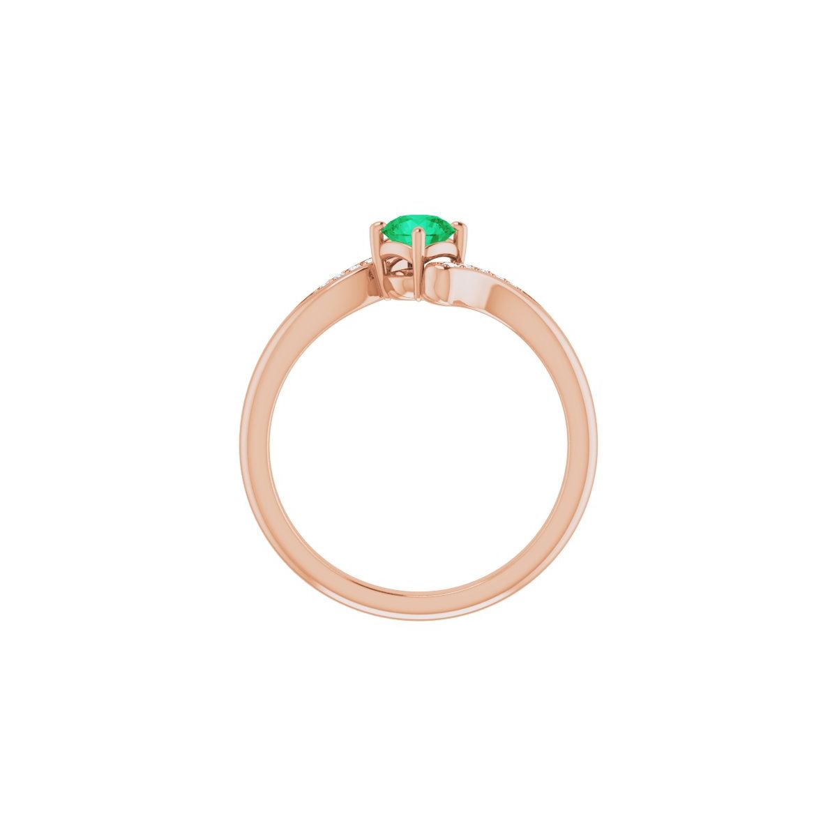 Accented Bypass Ring