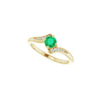Accented Bypass Ring