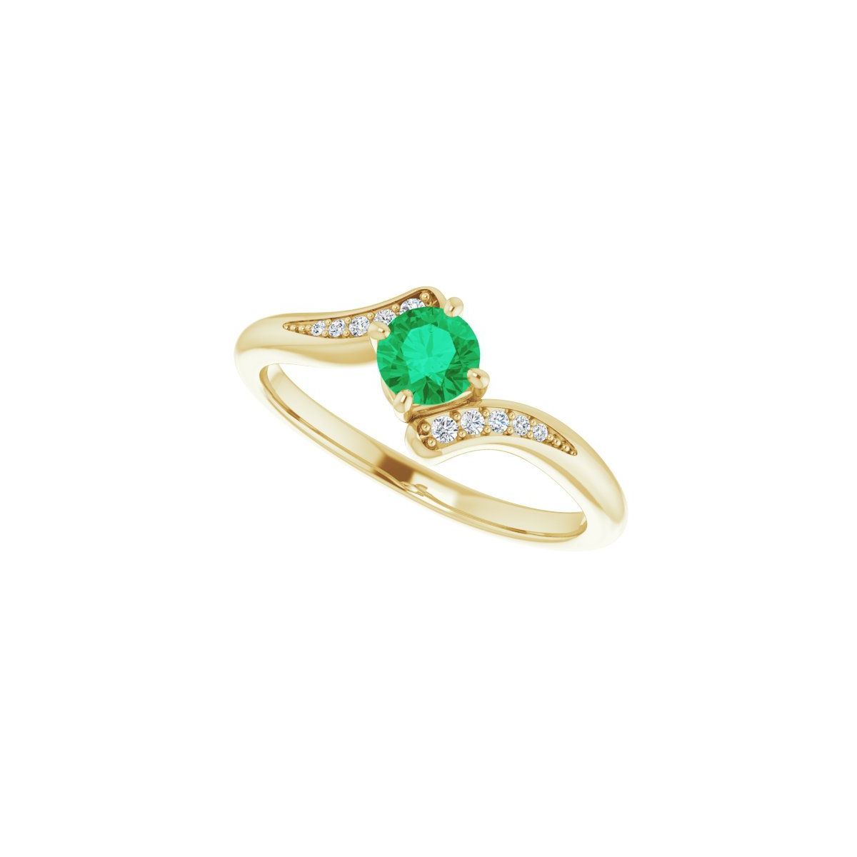 Accented Bypass Ring