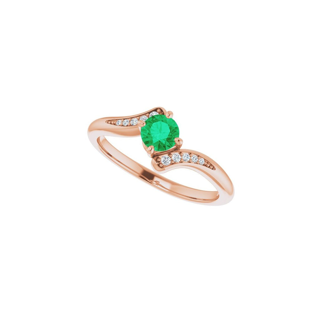 Accented Bypass Ring
