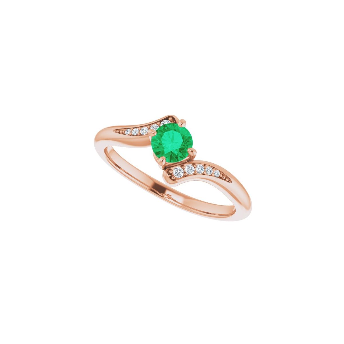 Accented Bypass Ring