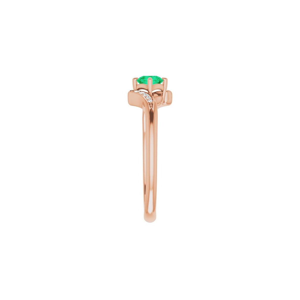 Accented Bypass Ring