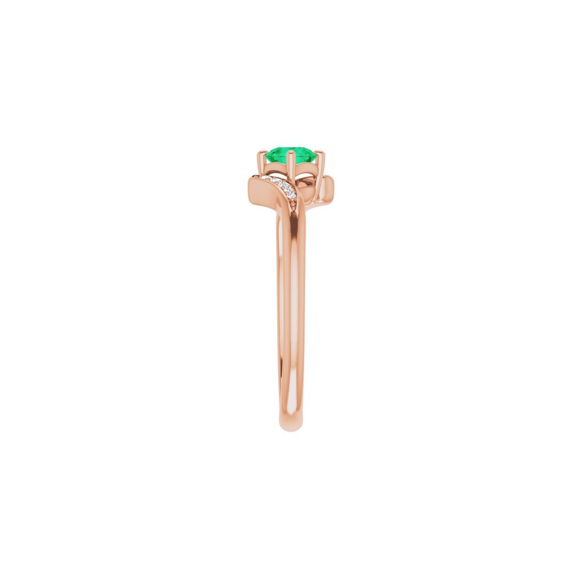Accented Bypass Ring