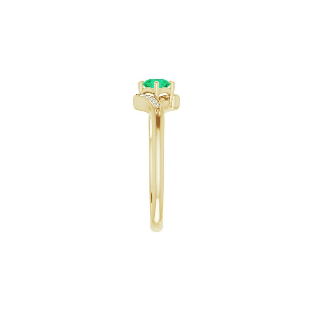 Accented Bypass Ring