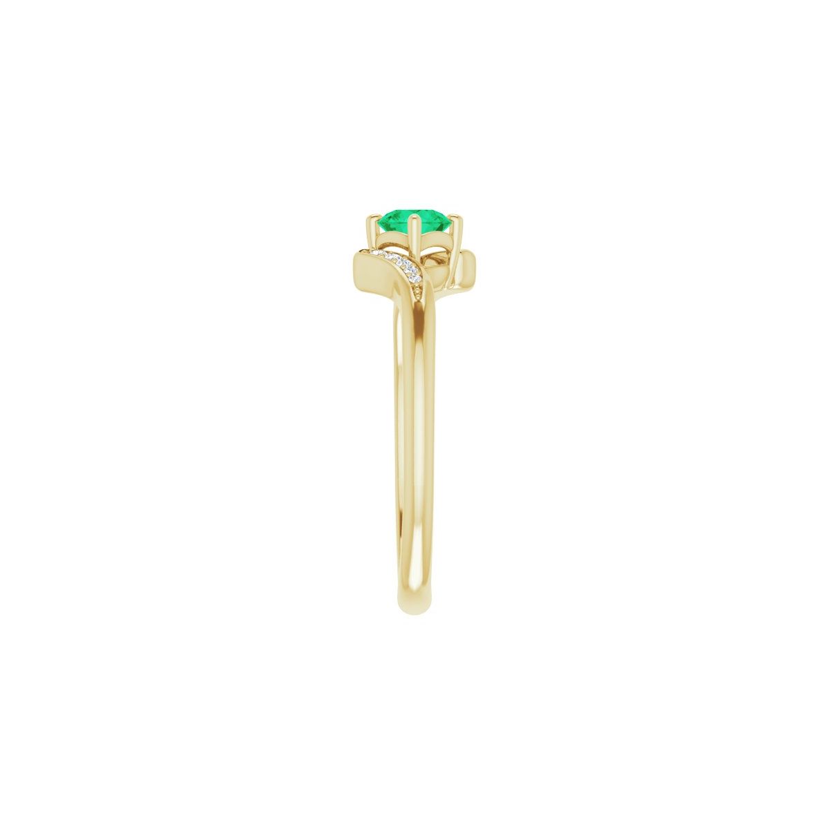 Accented Bypass Ring