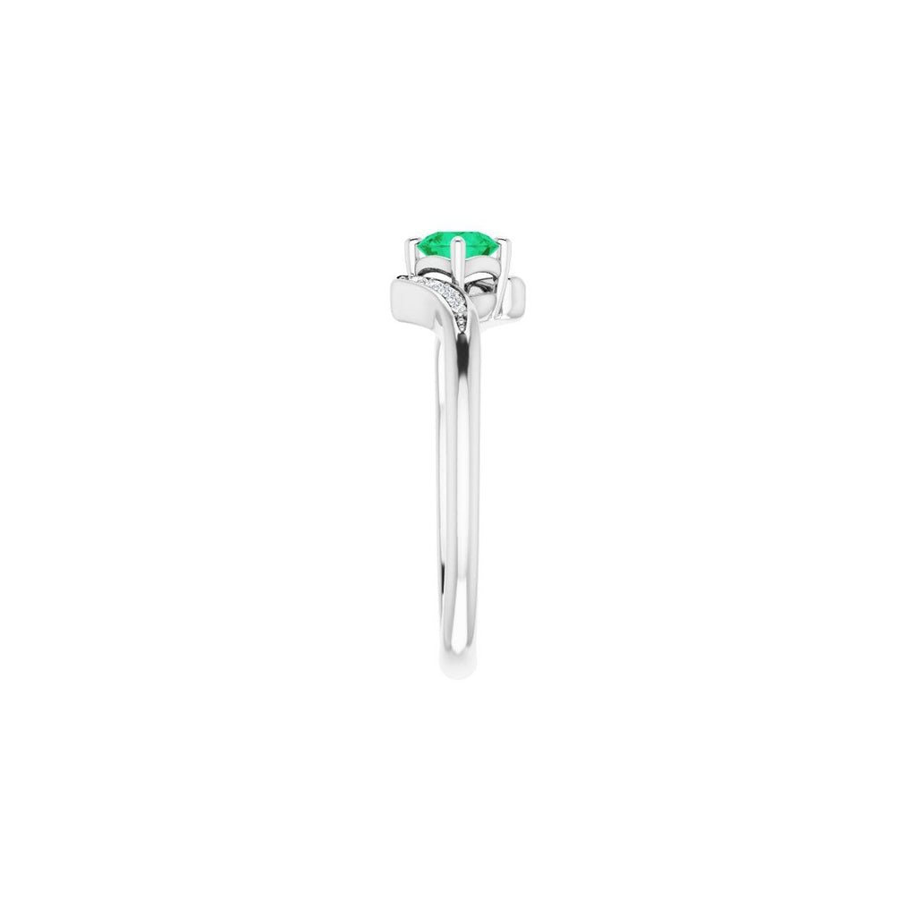 Accented Bypass Ring