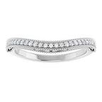 Accented Vintage-Inspired Engagement Ring or Band