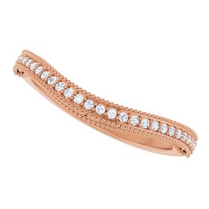 Accented Vintage-Inspired Engagement Ring or Band