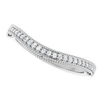 Accented Vintage-Inspired Engagement Ring or Band