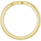 Solitaire Engagement Ring or Band
