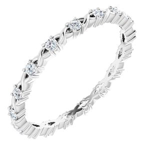 Infinity-Inspired Eternity Band