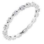Infinity-Inspired Eternity Band