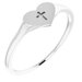 Youth Heart & Cross Ring