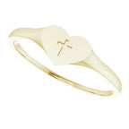 Youth Heart & Cross Ring