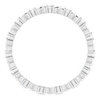 Infinity-Inspired Eternity Band