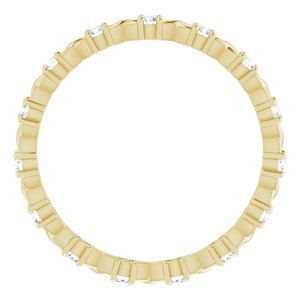 Infinity-Inspired Eternity Band