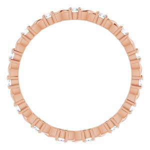 Infinity-Inspired Eternity Band