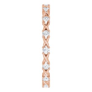 Infinity-Inspired Eternity Band