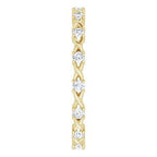 Infinity-Inspired Eternity Band