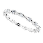 Infinity-Inspired Eternity Band