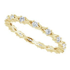 Infinity-Inspired Eternity Band